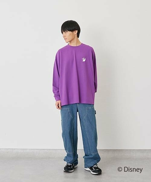 GLAZOS / グラソス Tシャツ | 【DISNEY】ナイトメアー・ビフォア・クリスマス/アソートプリント長袖Tシャツ | 詳細20