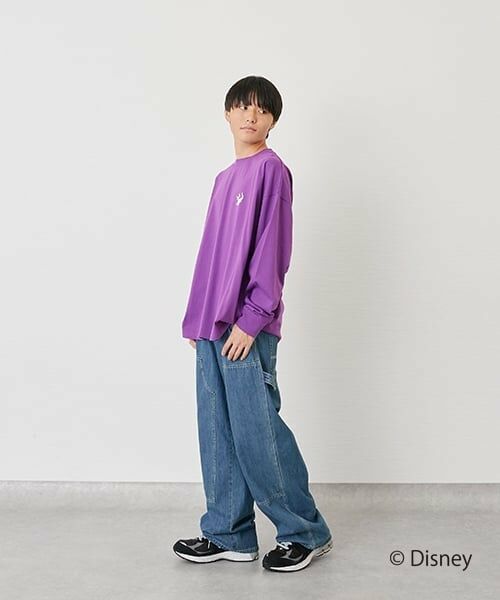 GLAZOS / グラソス Tシャツ | 【DISNEY】ナイトメアー・ビフォア・クリスマス/アソートプリント長袖Tシャツ | 詳細21