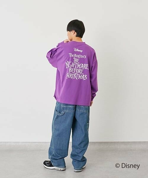 GLAZOS / グラソス Tシャツ | 【DISNEY】ナイトメアー・ビフォア・クリスマス/アソートプリント長袖Tシャツ | 詳細22