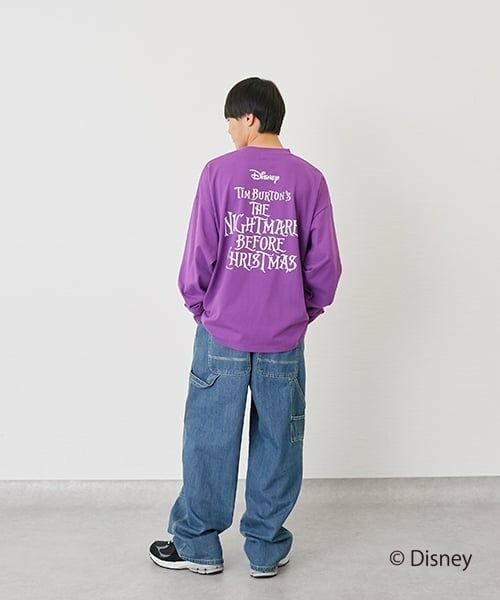 GLAZOS / グラソス Tシャツ | 【DISNEY】ナイトメアー・ビフォア・クリスマス/アソートプリント長袖Tシャツ | 詳細23