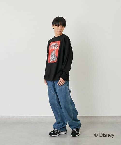 GLAZOS / グラソス Tシャツ | 【DISNEY】ナイトメアー・ビフォア・クリスマス/アソートプリント長袖Tシャツ | 詳細25