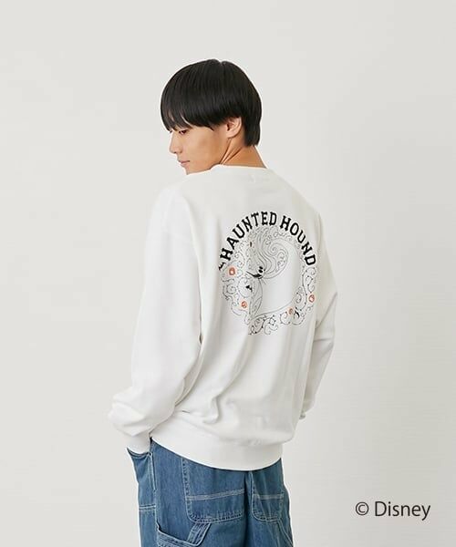 GLAZOS / グラソス スウェット | 【DISNEY】ナイトメアー・ビフォア・クリスマス/アソートプリントトレーナー（白）