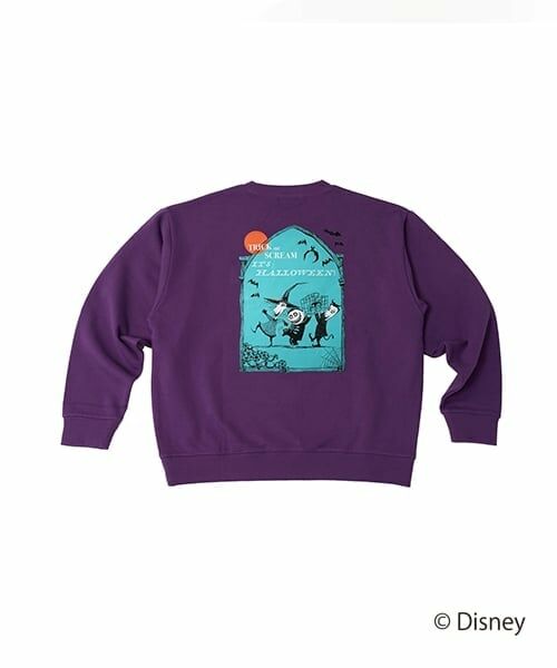 GLAZOS / グラソス スウェット | 【DISNEY】ナイトメアー・ビフォア・クリスマス/アソートプリントトレーナー（パープル）