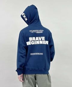 GLAZOS / グラソス パーカー | 【毛玉になりにくい】フードプリントパーカー