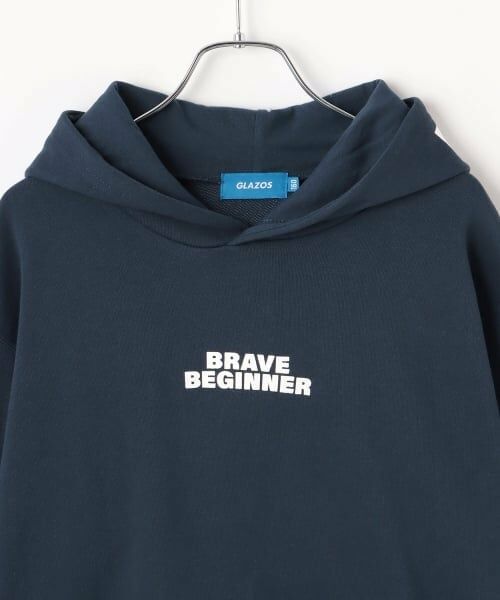 GLAZOS / グラソス パーカー | 【毛玉になりにくい】フードプリントパーカー | 詳細2
