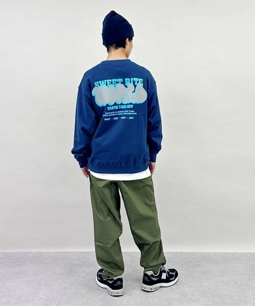 GLAZOS / グラソス スウェット | 【毛玉になりにくい】バックリフレクタープリントトレーナー | 詳細11