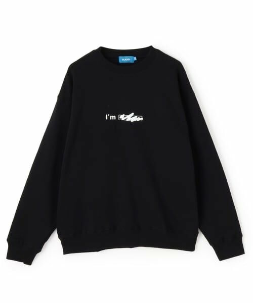 GLAZOS / グラソス スウェット | 【毛玉になりにくい】I 'm ロゴフロントプリントトレーナー | 詳細10