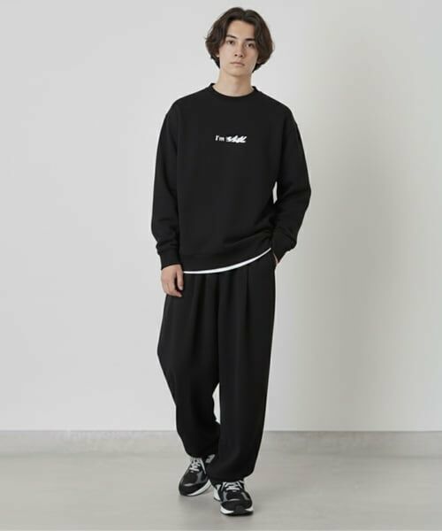GLAZOS / グラソス スウェット | 【毛玉になりにくい】I 'm ロゴフロントプリントトレーナー | 詳細13