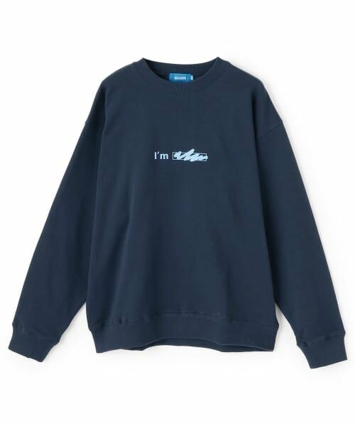 GLAZOS / グラソス スウェット | 【毛玉になりにくい】I 'm ロゴフロントプリントトレーナー | 詳細9