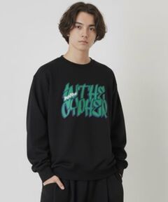 GLAZOS / グラソス スウェット | 【毛玉になりにくい】アップリケビッグトレーナー