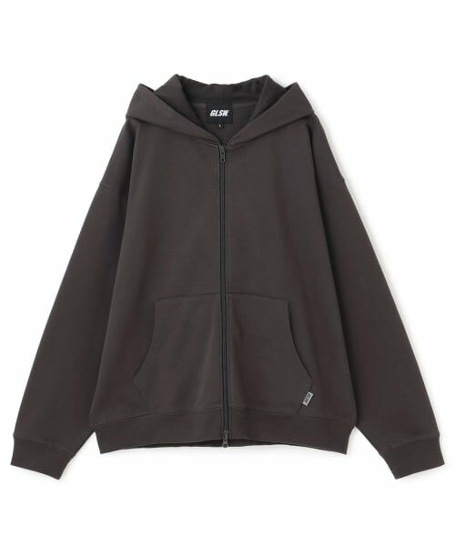 GLAZOS / グラソス パーカー | 【GLSW.】ヘビーウエイト裏毛・ZIPパーカー（黒）