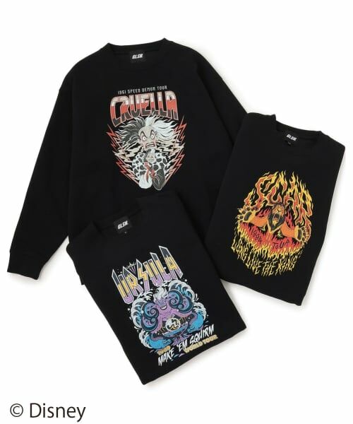 GLAZOS / グラソス スウェット | 【GLSW.】【DISNEY VILLAINS】裏起毛アソートプリントトレーナー | 詳細13