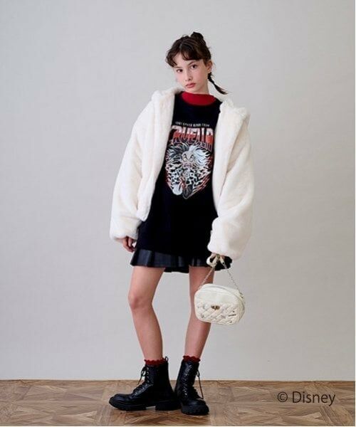 GLAZOS / グラソス スウェット | 【GLSW.】【DISNEY VILLAINS】裏起毛アソートプリントトレーナー（赤）