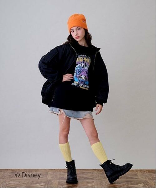 GLAZOS / グラソス スウェット | 【GLSW.】【DISNEY VILLAINS】裏起毛アソートプリントトレーナー（パープル）