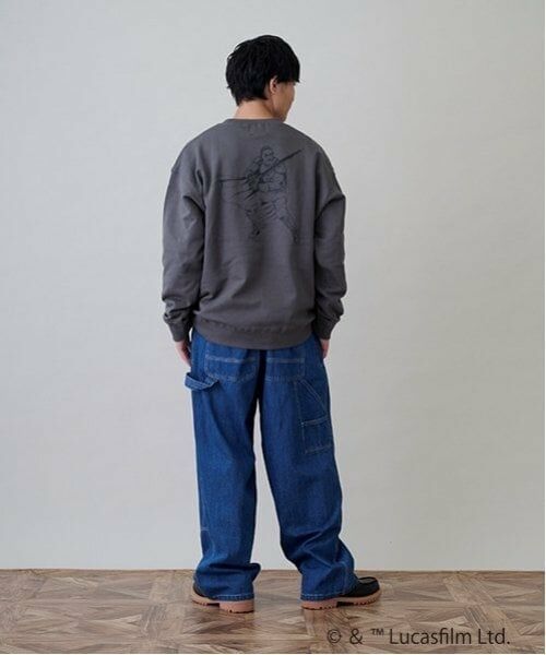 GLAZOS / グラソス スウェット | 【GLSW.】 STAR WARS  マンダロリアン／裏毛アソートプリントトレーナー | 詳細21