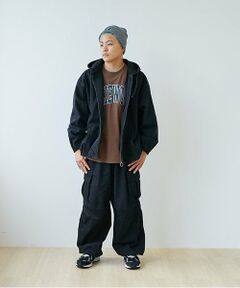 GLAZOS / グラソス ブルゾン | フードデニムジップアップジャケット