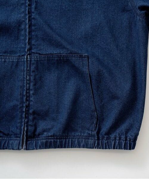 GLAZOS / グラソス ブルゾン | フードデニムジップアップジャケット | 詳細3