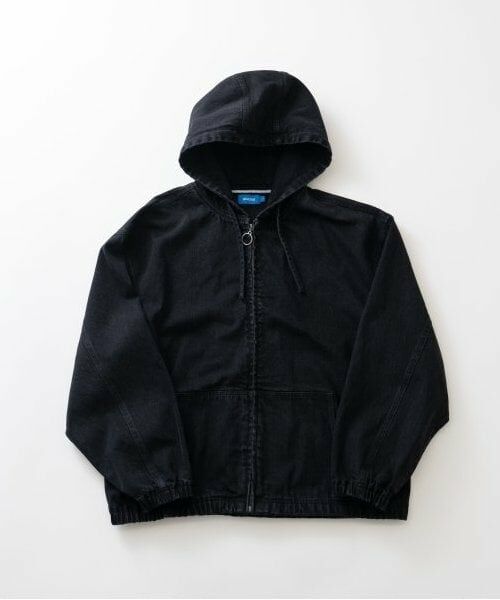 GLAZOS / グラソス ブルゾン | フードデニムジップアップジャケット | 詳細6