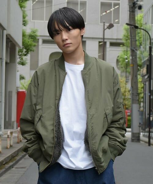 GLAZOS / グラソス ブルゾン | 【リバーシブル】MA-1（カーキ）