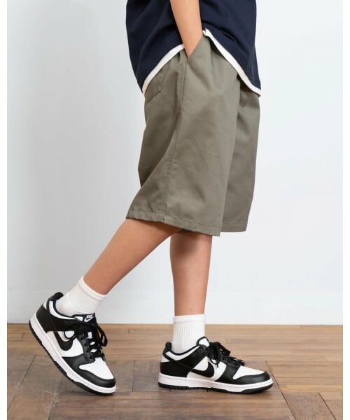 GLAZOS / グラソス ショート・ハーフ・半端丈パンツ | 【プチプラ】シェフハーフパンツ（カーキ）