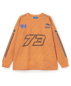 GLAZOS / グラソス Tシャツ | 製品染風プリント長袖Tシャツ