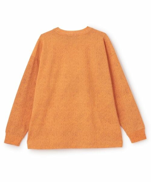 GLAZOS / グラソス Tシャツ | 製品染風プリント長袖Tシャツ | 詳細1