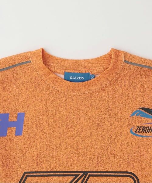 GLAZOS / グラソス Tシャツ | 製品染風プリント長袖Tシャツ | 詳細2