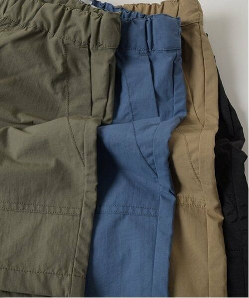 GLAZOS / グラソス ショート・ハーフ・半端丈パンツ | 【SKIT0LY】【撥水】ナイロンワッシャーベイカーハーフパンツ | 詳細3