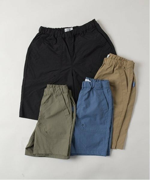 GLAZOS / グラソス ショート・ハーフ・半端丈パンツ | 【SKIT0LY】【撥水】ナイロンワッシャーベイカーハーフパンツ | 詳細4