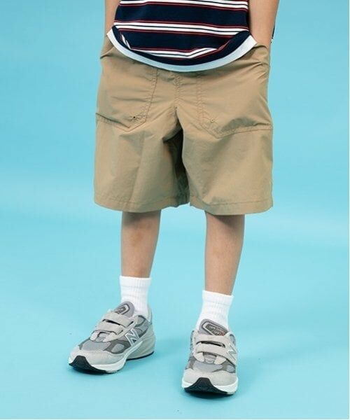 GLAZOS / グラソス ショート・ハーフ・半端丈パンツ | 【SKIT0LY】【撥水】ナイロンワッシャーベイカーハーフパンツ（ベージュ）