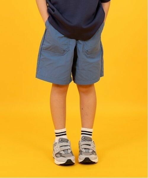 GLAZOS / グラソス ショート・ハーフ・半端丈パンツ | 【SKIT0LY】【撥水】ナイロンワッシャーベイカーハーフパンツ（ブルー）