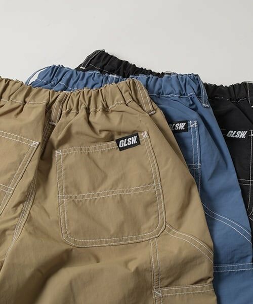 GLAZOS / グラソス ショート・ハーフ・半端丈パンツ | 【SKIT0LY】【撥水】ナイロンワッシャーペインターパンツ | 詳細4