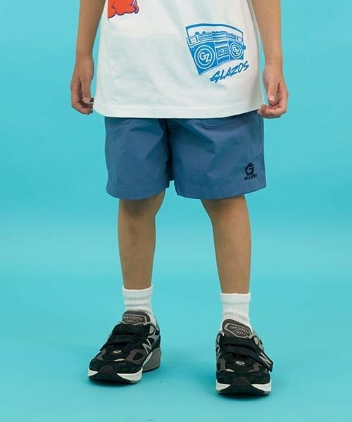 GLAZOS / グラソス ショート・ハーフ・半端丈パンツ | 【SKIT0LY】【撥水】ナイロンワッシャーショーツ（ブルー）