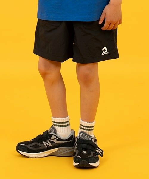 GLAZOS / グラソス ショート・ハーフ・半端丈パンツ | 【SKIT0LY】【撥水】ナイロンワッシャーショーツ（クロ）