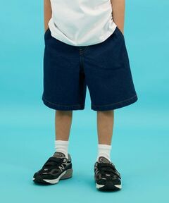 GLAZOS / グラソス ショート・ハーフ・半端丈パンツ | 【SKIT0LY】冷感デニム・イージーハーフパンツ