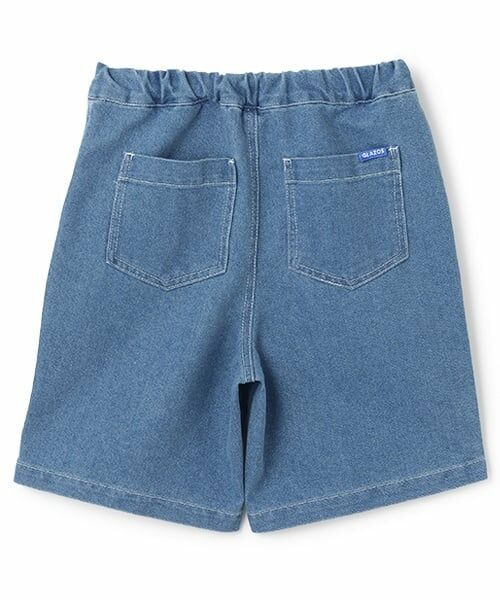 GLAZOS / グラソス ショート・ハーフ・半端丈パンツ | 【SKIT0LY】冷感デニム・イージーハーフパンツ | 詳細1