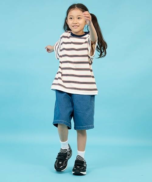 GLAZOS / グラソス ショート・ハーフ・半端丈パンツ | 【SKIT0LY】冷感デニム・イージーハーフパンツ | 詳細12