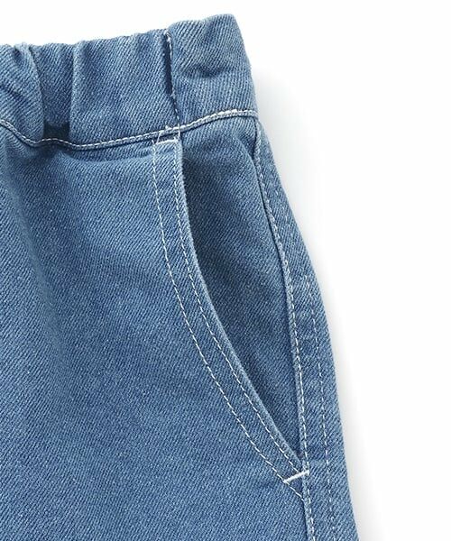 GLAZOS / グラソス ショート・ハーフ・半端丈パンツ | 【SKIT0LY】冷感デニム・イージーハーフパンツ | 詳細4