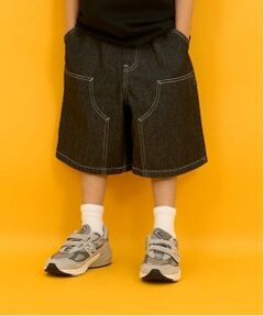 GLAZOS / グラソス ショート・ハーフ・半端丈パンツ | 【SKIT0LY】ダブルニーペインターバギーショーツ