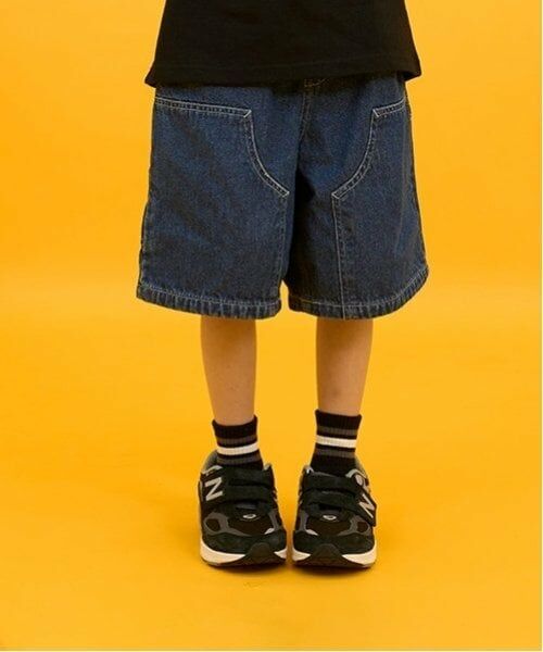 GLAZOS / グラソス ショート・ハーフ・半端丈パンツ | 【SKIT0LY】ダブルニーペインターバギーショーツ（ディープ ブルー）