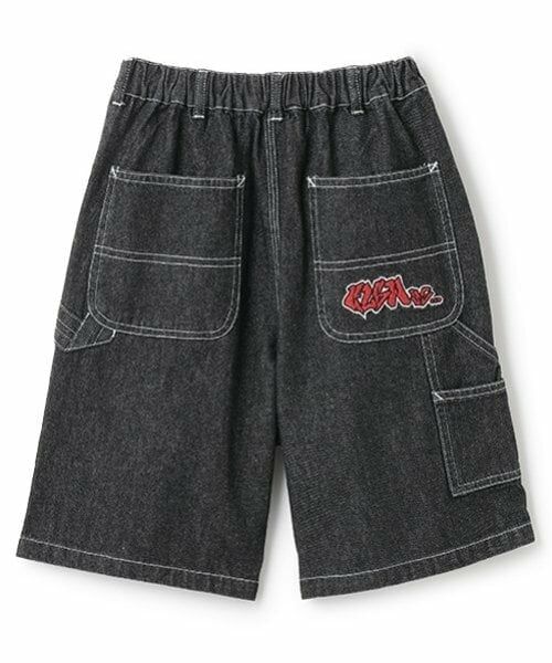 GLAZOS / グラソス ショート・ハーフ・半端丈パンツ | 【SKIT0LY】ダブルニーペインターバギーショーツ | 詳細1