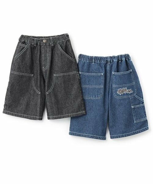 GLAZOS / グラソス ショート・ハーフ・半端丈パンツ | 【SKIT0LY】ダブルニーペインターバギーショーツ | 詳細10