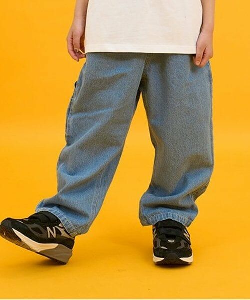 GLAZOS / グラソス その他パンツ | 【SKIT0LY】デニムペインターパンツ（ライト ブルー）