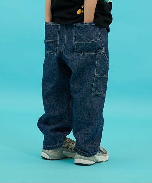 GLAZOS / グラソス その他パンツ | 【SKIT0LY】デニムペインターパンツ（ディープ ブルー）