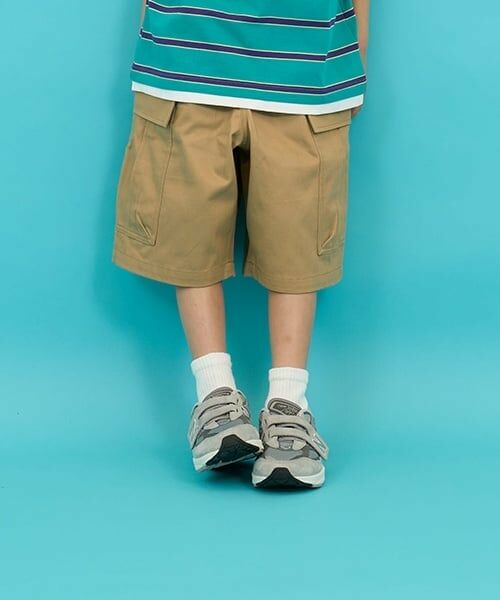 GLAZOS / グラソス ショート・ハーフ・半端丈パンツ | 【SKIT0LY】コットンツイルカーゴハーフパンツ（ベージュ）