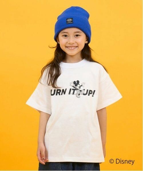 GLAZOS / グラソス Tシャツ | 【SKIT0LY】【DISNEY】ミッキーマウス/プリント半袖Tシャツ（シロ）