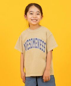 GLAZOS / グラソス Tシャツ | 【SKIT0LY】【ヘビーウェイト天竺】ピグメントカレッジプリントTシャツ