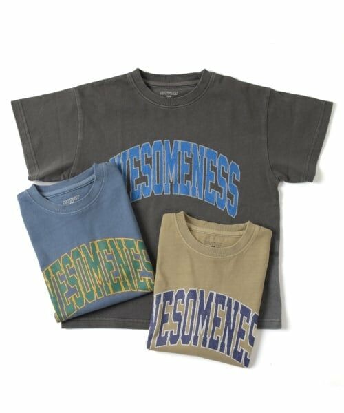 GLAZOS / グラソス Tシャツ | 【SKIT0LY】【ヘビーウェイト天竺】ピグメントカレッジプリントTシャツ | 詳細4