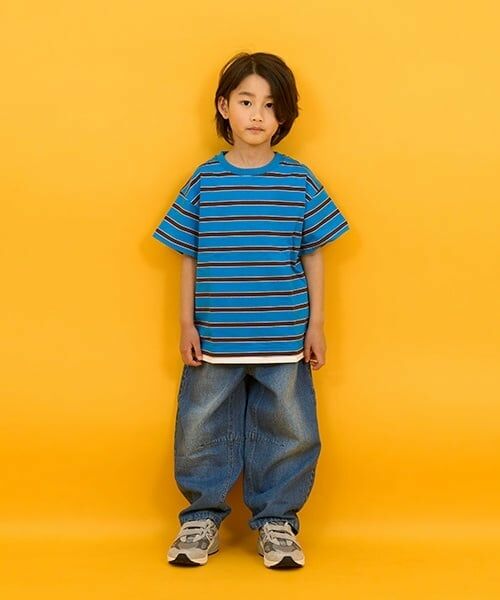 GLAZOS / グラソス Tシャツ | 【SKIT0LY】ボーダー・ポイント刺繍レイヤード半袖Tシャツ | 詳細10