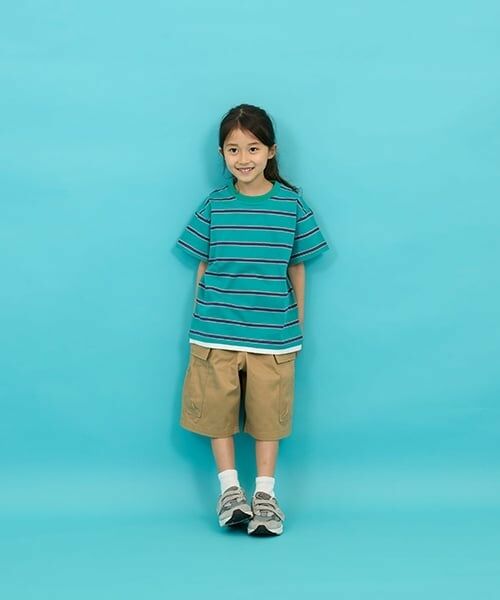 GLAZOS / グラソス Tシャツ | 【SKIT0LY】ボーダー・ポイント刺繍レイヤード半袖Tシャツ | 詳細12